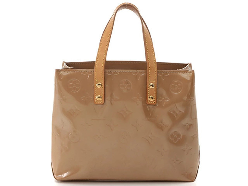 LOUIS VUITTON Lead Tote Bag Vernis Noisette